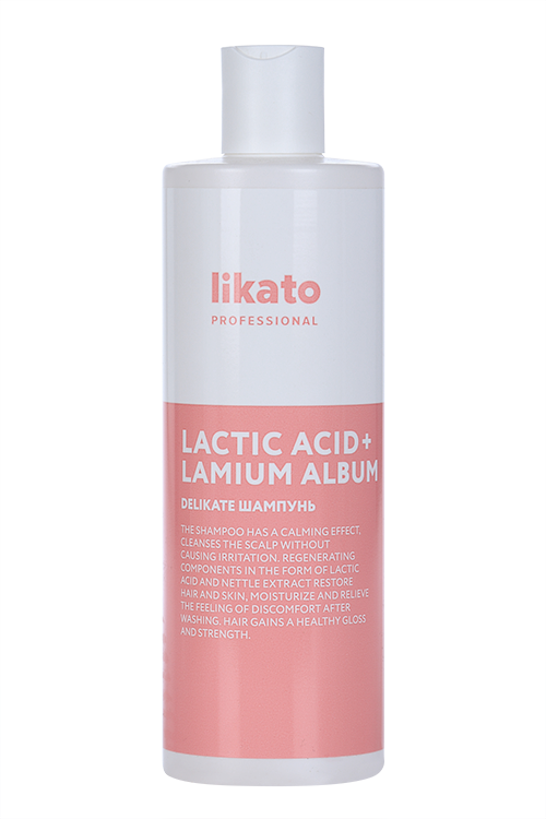 Шампунь Likato Professional DELIKATE д/очищения кожи головы Lactic Acid+Lamium Album, 400 мл