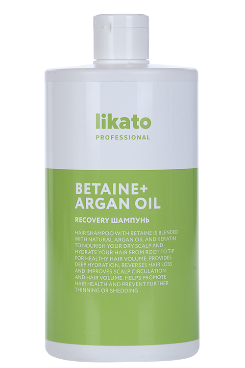 Шампунь Likato Professional RECOVERY д/поврежденных волос восстановление Biotin+Argan Oil, 750 мл