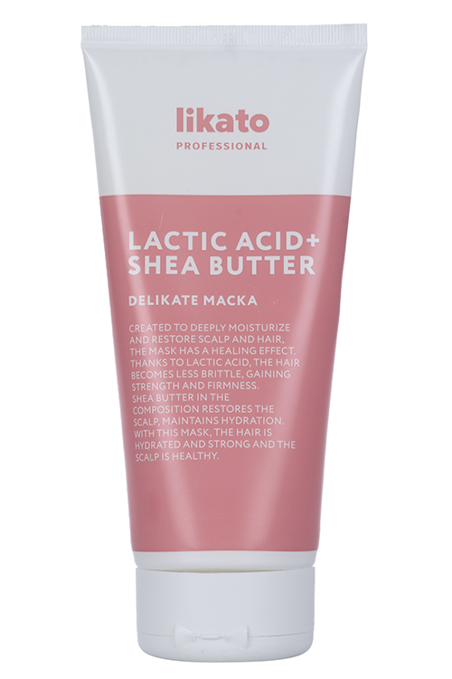 Маска Likato Professional DELIKATE д/восстан структуры волос Lactic Acid+Shea Butter, 200 мл