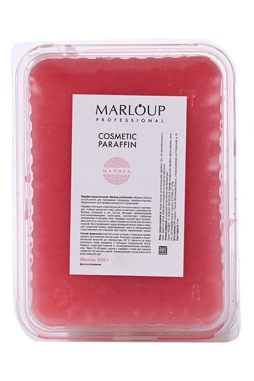 Парафин косметический Фарм эффект MARLOUP PROFESSIONAL малина в пласт упак, 350 г