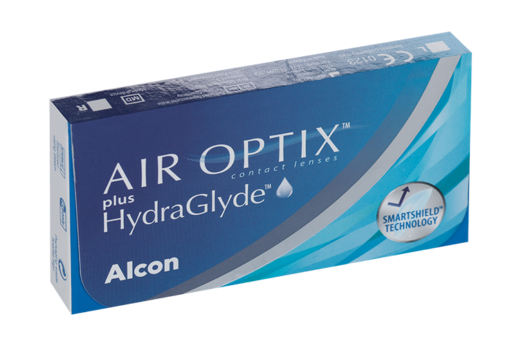 Контактные линзы Air Optix plus HydraGlyde (диоптрия -9,5), 6 шт