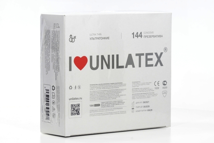 Презервативы Unilatex Ultra Thin ультратонкие, 144 шт