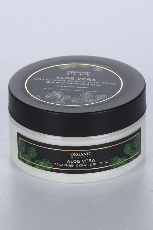 Скраб Органик Гуру ALOE VERA сахарный д/тела, 200 мл