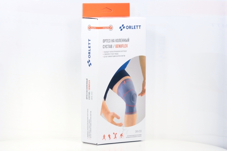 Ортез Orlett на колен сустав DKN 203 Nrg р M, серый