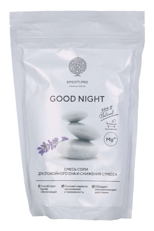 Смесь соли Salt of the Earth GOOD NIGHT д/сна и снижения стресса, 1 000 г