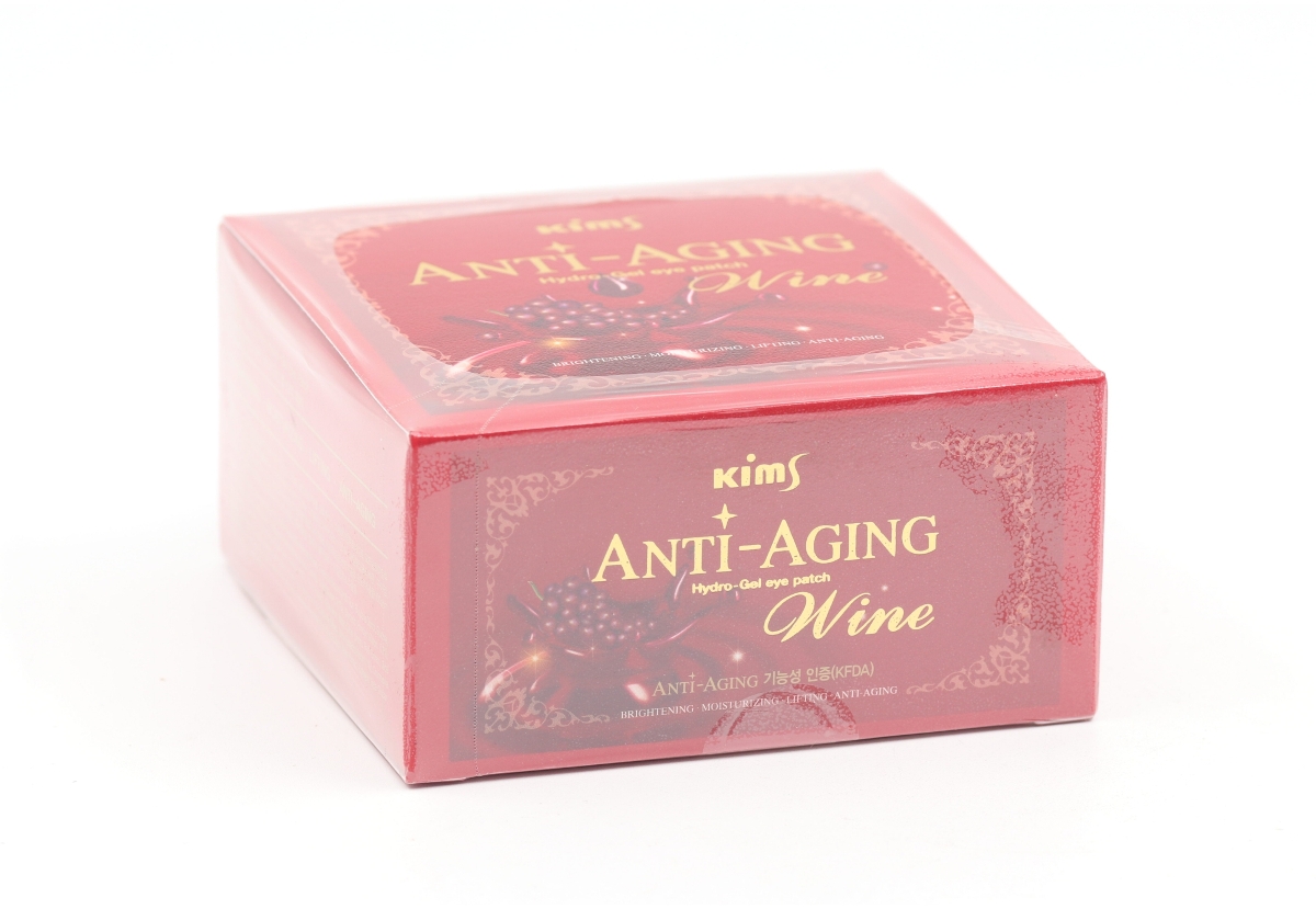 Пачти Kims Anti-Aging Wine Hydro-Gel гидрогелевые анти-возрастные винные, 60 шт