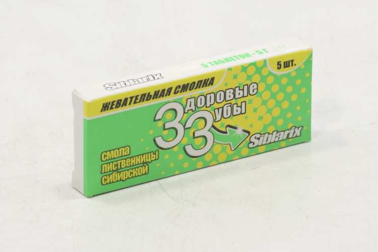 Жевательная смолка Здоровые зубы, 1 г, 5 шт