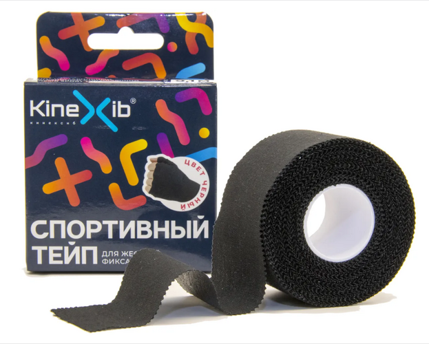 Бинт KINEXIB Спортивный Тейп н/стер адгезивн стягивающий 3,8см х 9,1м