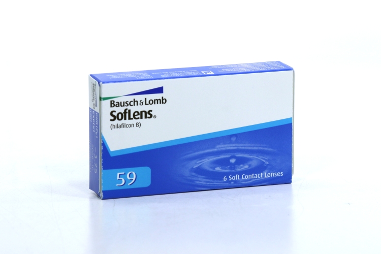Линзы Bausch+Lomb SofLens 59 контактные R 8.6 (диоптрия -4,75), 6 шт