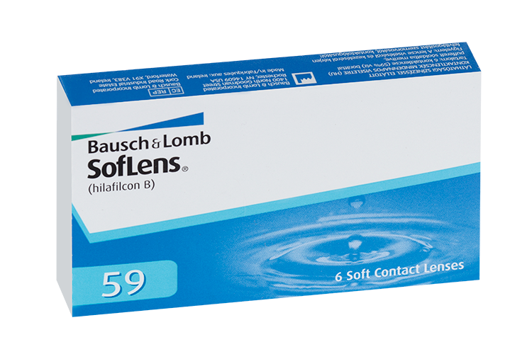 Линзы Bausch+Lomb SofLens 59 контактные R 8.6 (диоптрия -4,25), 6 шт