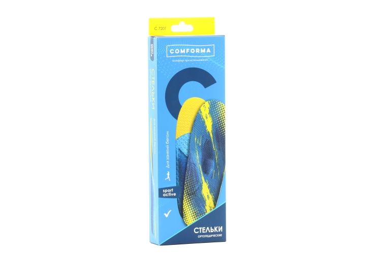 Стельки(полустельки) ComForma Sport Active C7201 ортопедические спортивные р 43, пара