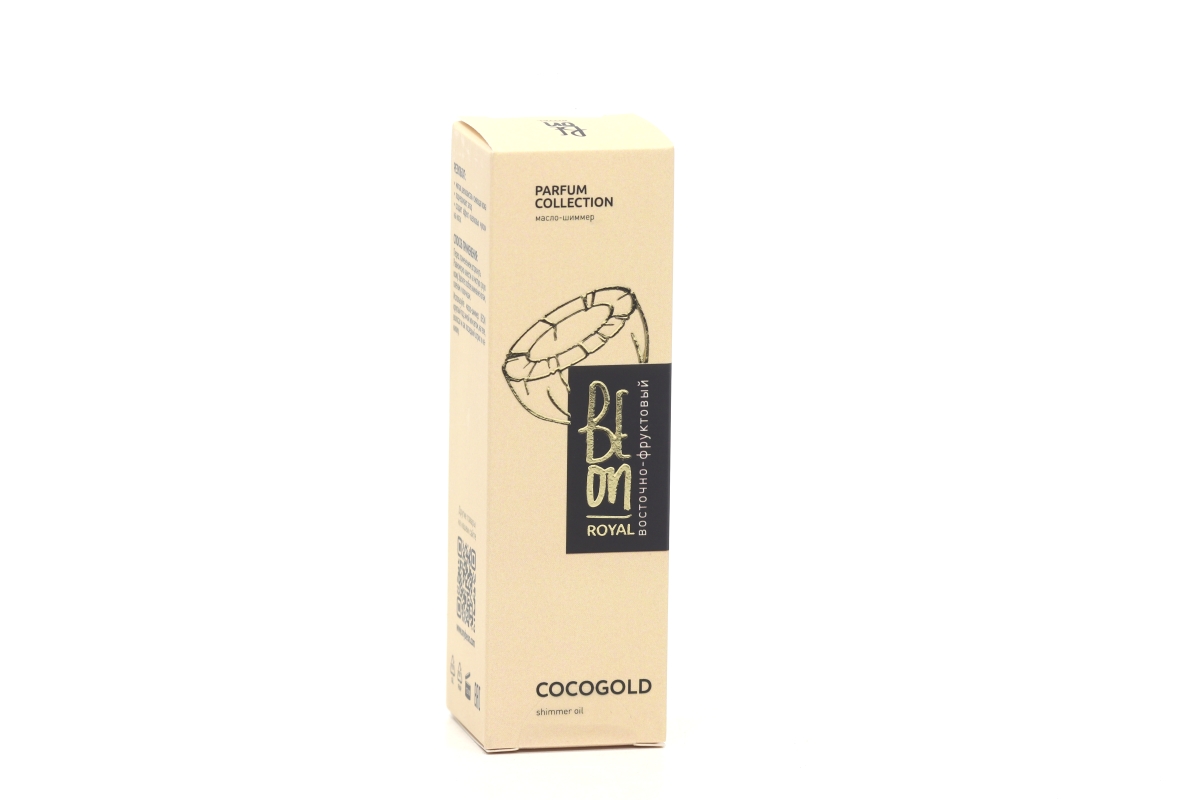 Масло-шиммер Beon Royal Cocogold мерцающее д/тела и лица, 50 мл