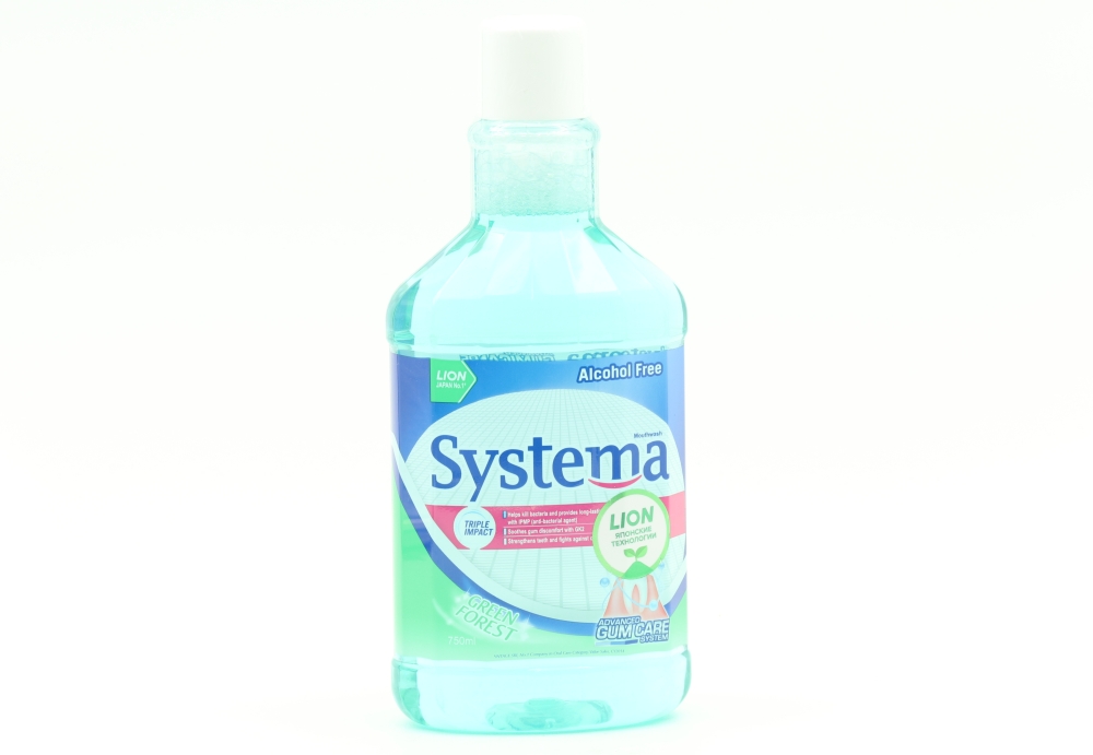 Ополаскиватель LION Thailand Systema Зеленый лес д/полости рта, 750 мл