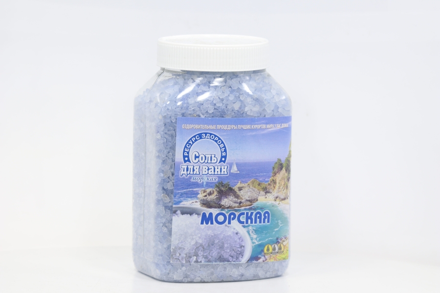 Соль д/ванн Морская, 1 700 г, пэт банка
