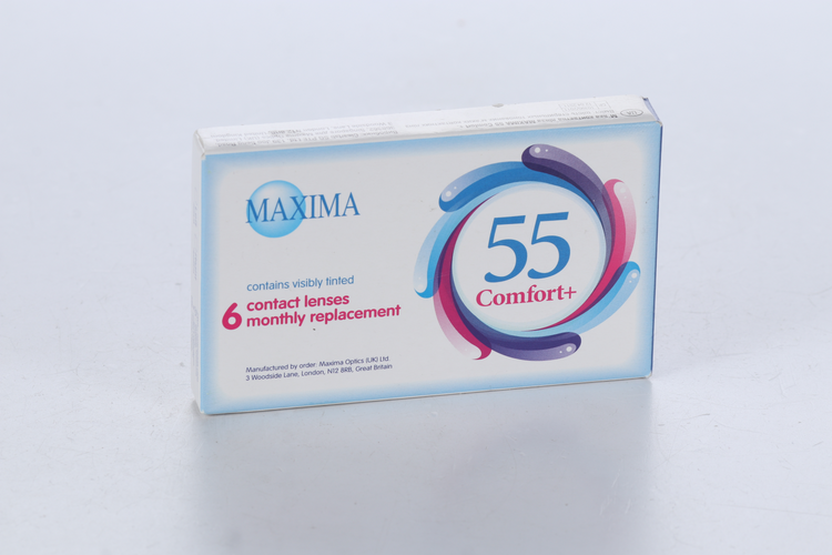 Линзы Максима 55 Комфорт плюс (диоптрия -4,75), 6 шт