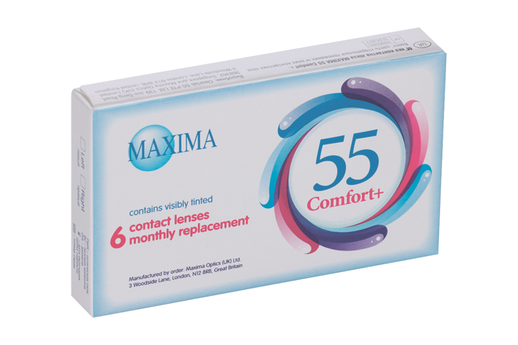 Линзы Максима 55 Комфорт плюс (диоптрия -3,5), 6 шт
