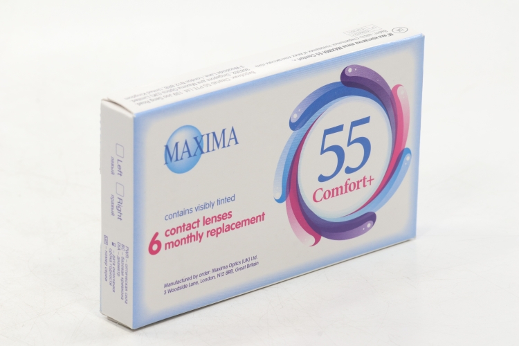 Линзы Максима 55 Комфорт плюс (диоптрия -2,50), 6 шт