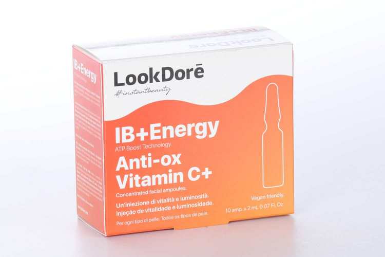 Сыворотка восстан Lookdore IB+Energy Ampoules Anti-Ox Vitamin C+, 2 мл, 10 шт, (8435534409067)