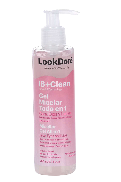 Мицеллярный гель Lookdore IB+Clean Micellar Gel all in 1, 200 мл, (8436550777512)