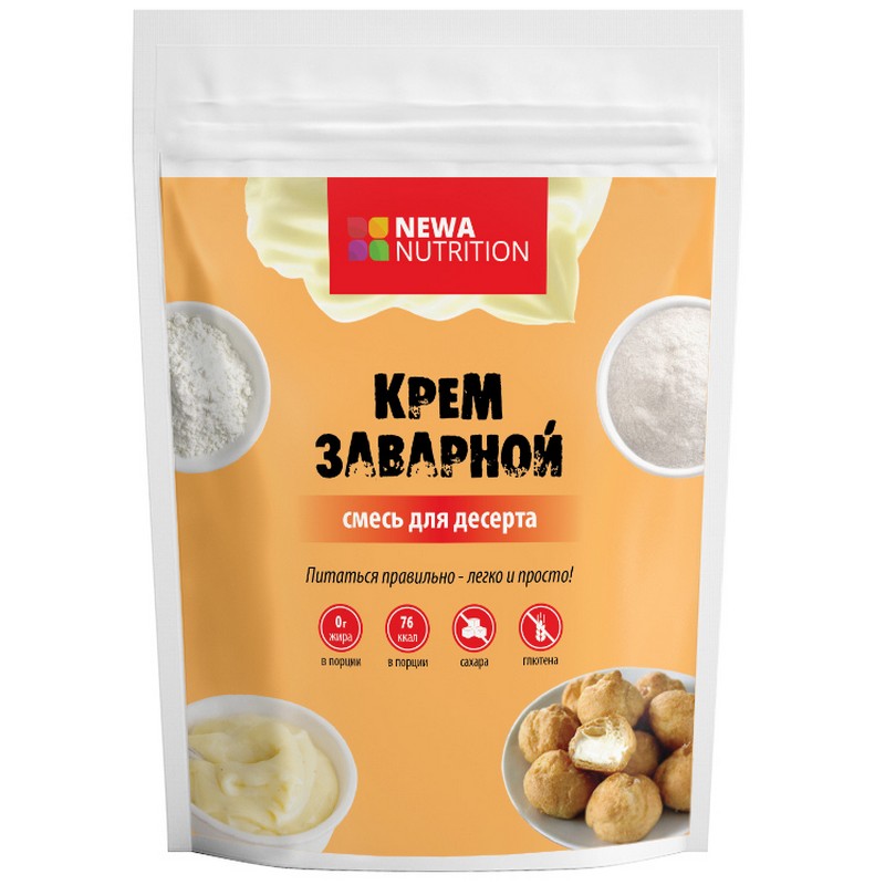 Смесь Newa Nutrition Крем заварной низкокалорийный д/десерта, 150 г