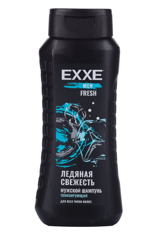 Шампунь Exxe Men Ледяная свежесть тонизирующий д/всех типов волос, 400 мл