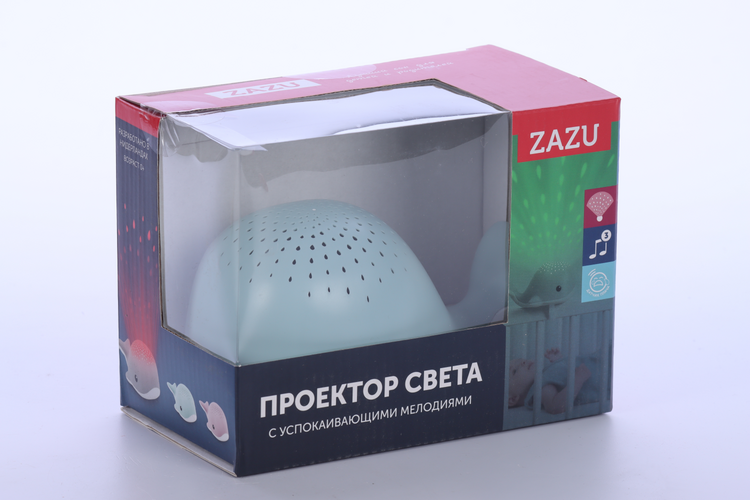 Проектор ZAZU водяных капель Кит Валли синий