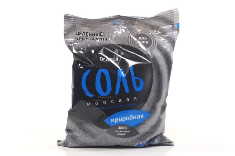 Соль д/ванн Dr Aqua Целебные кристаллы морская природная, 409,5 г