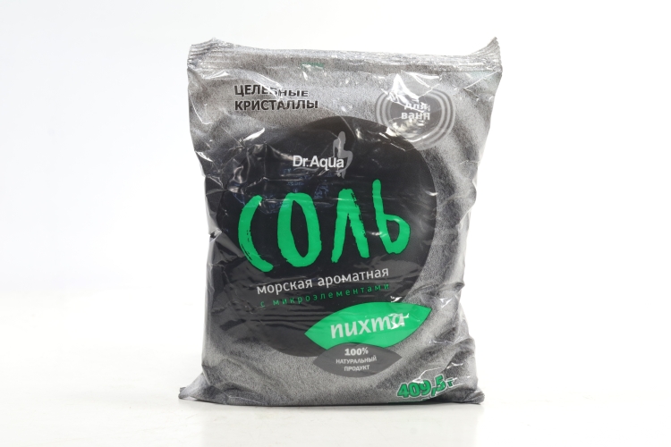 Соль д/ванн Dr Aqua Целебные кристаллы морская/ароматная Пихта, 409,5 г