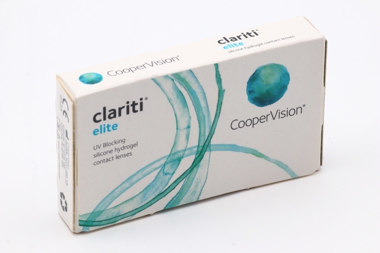 Контактные линзы Cooper Vision Clariti Elite (диоптрия -6,5), 6 шт