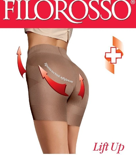 Шорты FILOROSSO LIFT UP 1 класс компр черный р 4