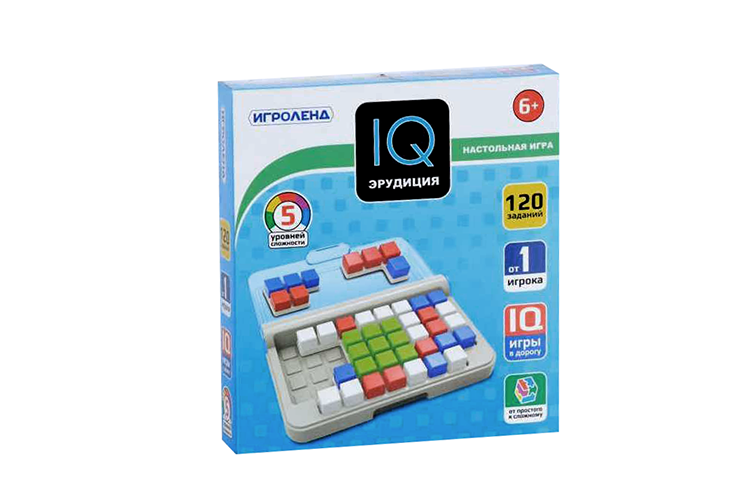 Игра настольная ИГРОЛЕНД эрудиция синий (896-054)