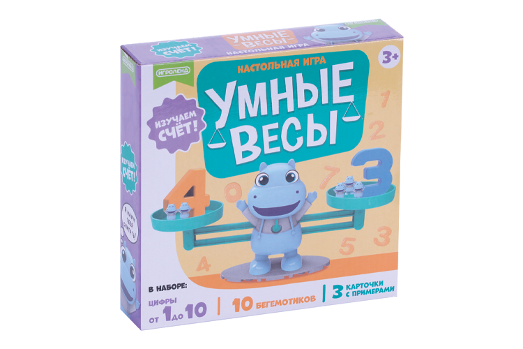 Игра настольная ИГРОЛЕНД умные весы (897-053)