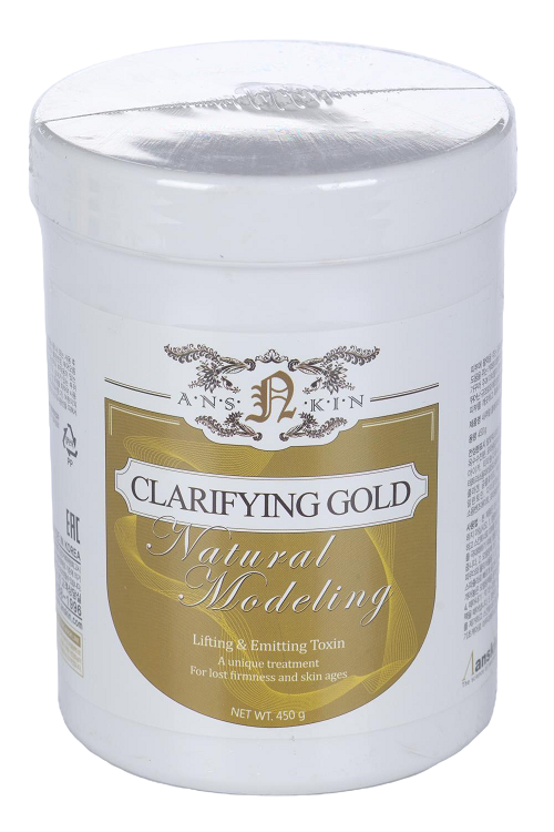 Маска Anskin Clarifying Gold Modeling альгинатная лифтинг-эффект, 450 г, арт АН43
