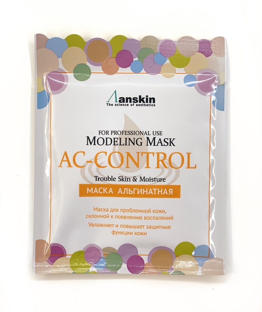 Маска Anskin AC Control Modeling альгинатная д/пробл кожи/акне, 25 г, саше  арт АН140