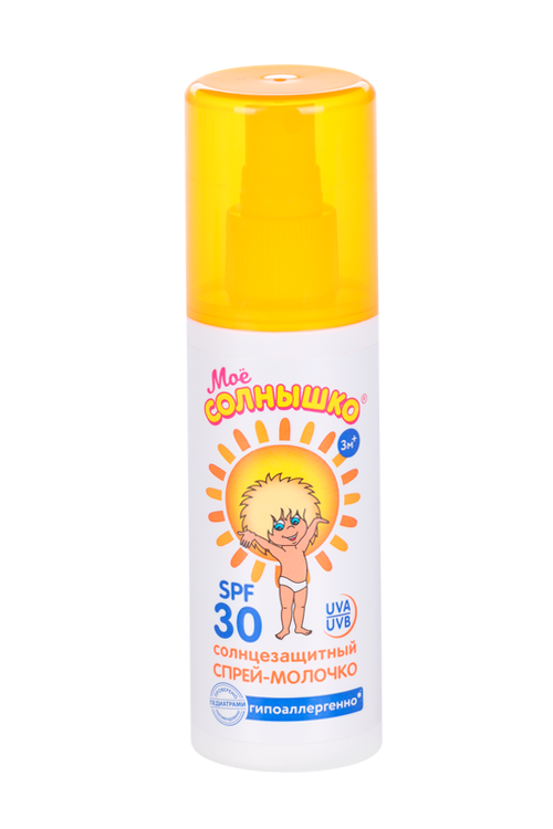 Спрей Мое Солнышко детск солнцезащит SPF30, 100 мл