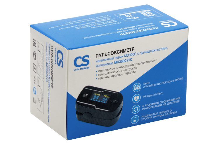 Пульсоксиметр напалечный серии MD300C21C