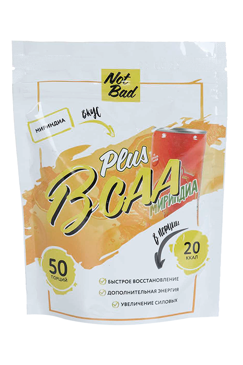NotBad BCAA BCAA 2:1:1 + Витамин C, 250 г, вкус Миринда