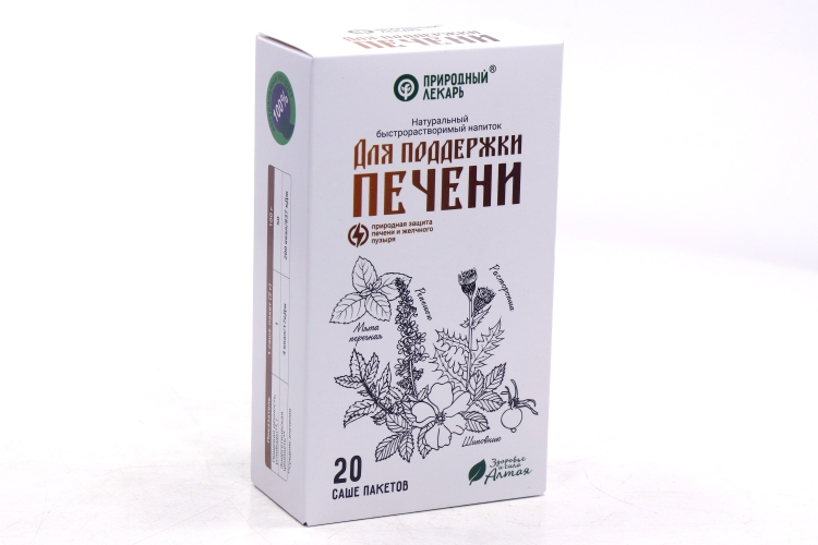 Для поддержки печени Природный лекарь напиток быстрораств, 2 г, 20 шт, Фитоком