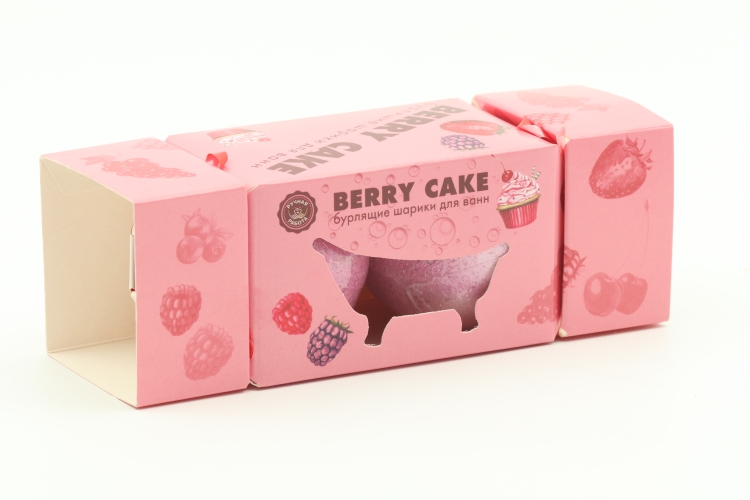 Набор Соль д/ванн Бурлящие шары BERRY CAKE, 270 г