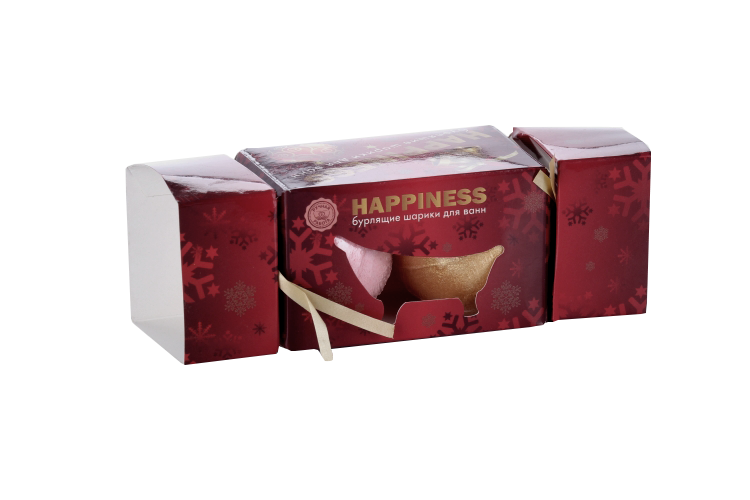 Набор Соль д/ванн Бурлящие шары НAPPINESS, 250 г
