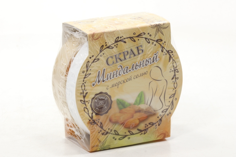 Скраб Ресурс Здоровья Миндальный с морской солью д/тела, 210 г