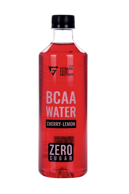 Напиток Fitness Food Factory BCAA Water негаз содерж сок Рипза джус 6000 вкус Лимон-вишня, 500 мл