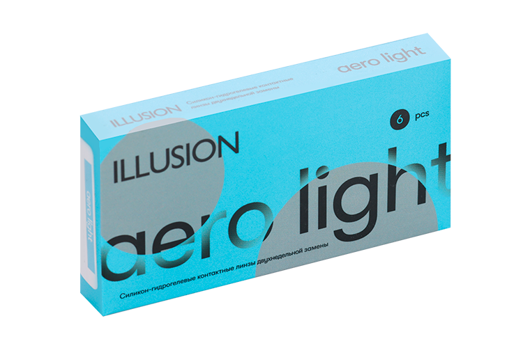 Контактные линзы Aero Light 2 недели -9.00 /14.2/8.7, 6 шт