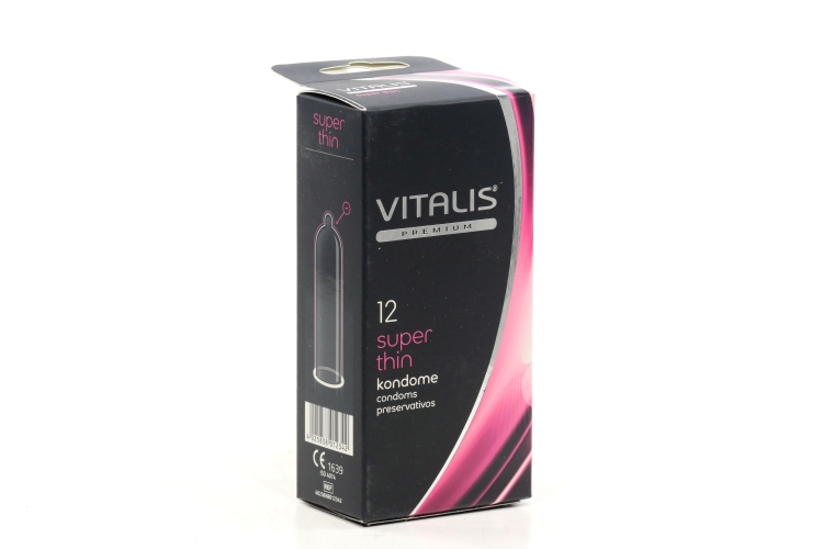 Презервативы Vitalis Premium super thin ширина 53 мм, 12 шт
