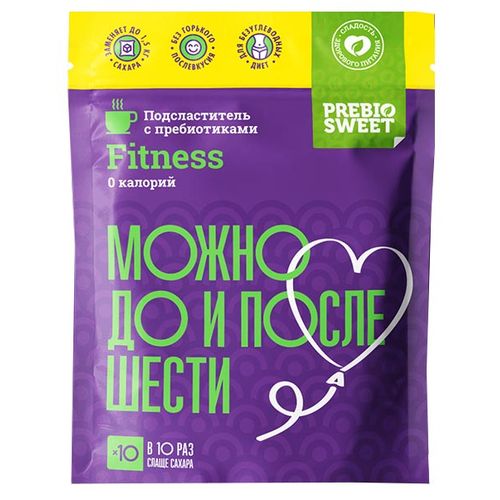 Подсластитель с пребиотиками Prebiosweet Fitness 0 калорий дой-пак, 250 г