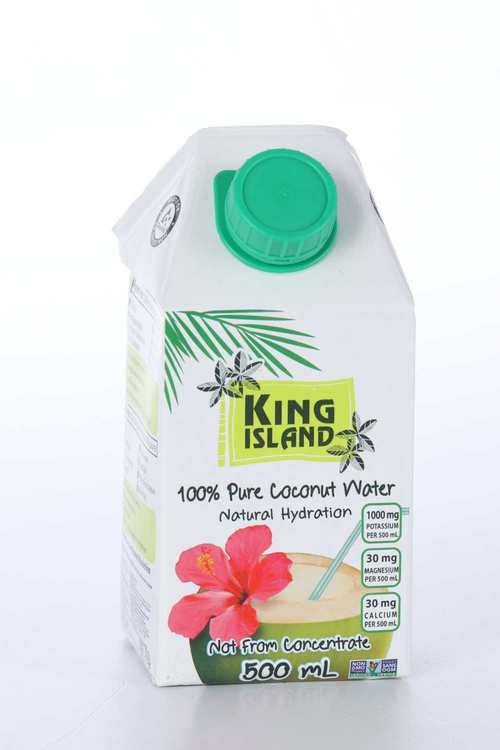Кокосовая вода King Island 100%, 500 мл, (KINS-005-1)