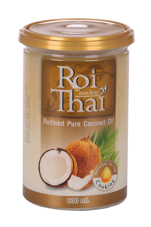 Масло Roi Thai кокосовое рафинир, 600 мл, (RTCO-600-1)