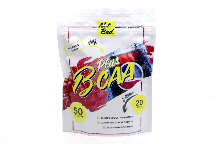 NotBad BCAA PLUS Витамин C, 250 г, вкус Пепсико Черри
