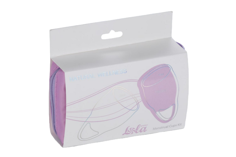 Набор менструальных чаш Natural Wellness Orchid Lavander цвет лавандовый 4000-04lola силикон