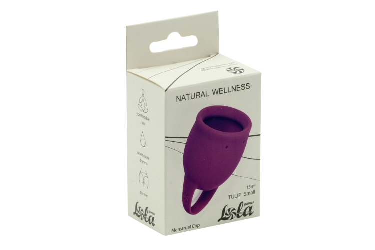 Менструальная чаша Natural Wellness Tulip Smail цвет розовый 4000-09lola силикон, 15 мл